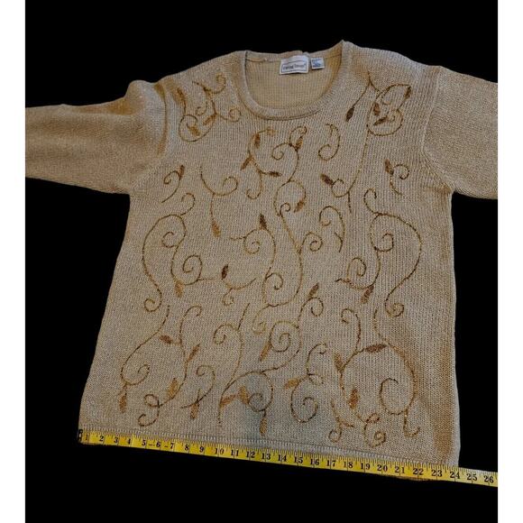 BohoChic Embroidered Sweater Vtg Cottagecore Holiday Fall Fashion Women’s 18/20 - Picture 7 of 9